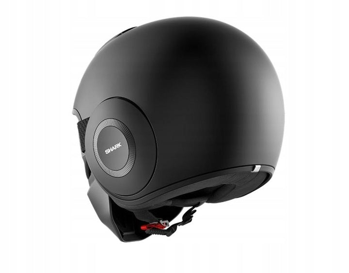 Motorcycle helmet SHARK STREET-DRAK BLANK black matt S Visor Features enhanced scratch resistance