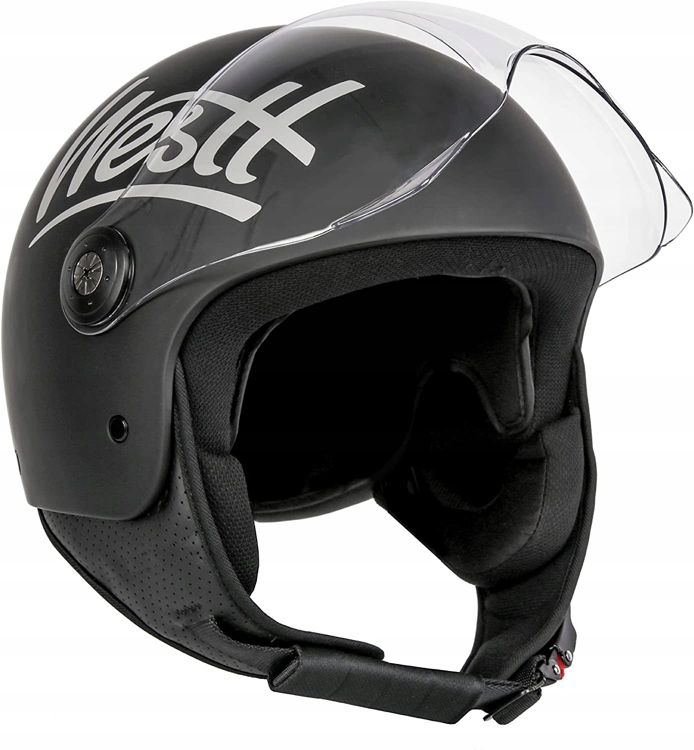 Motorcycle helmet Westt Open Face with transparent visor M 57-58cm 9010