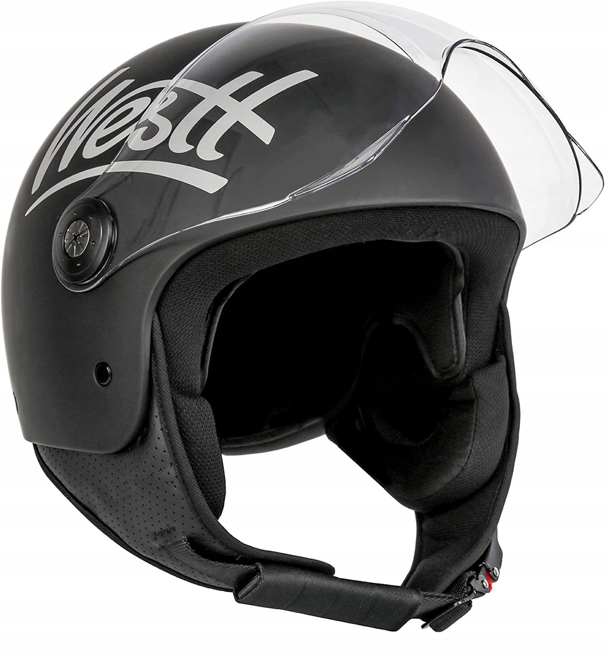 Motorcycle helmet Westt Open Face with transparent visor M 57-58cm 9010