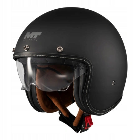 Motorcycle helmet chopper MT LE MANS 2 SV PURE BLACK MATT black mat FREEBIES Manufacturer's catalog number LE MANS 2 SV