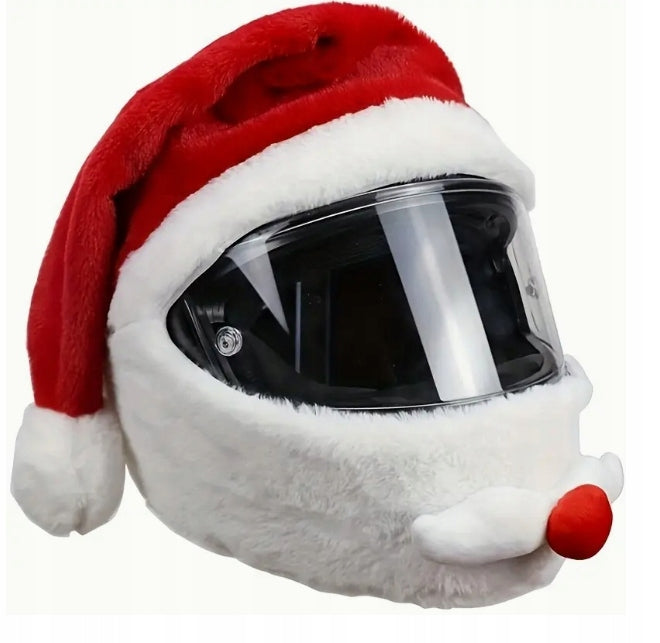 Motorcycle helmet cover Santa Claus hat helmet scooter