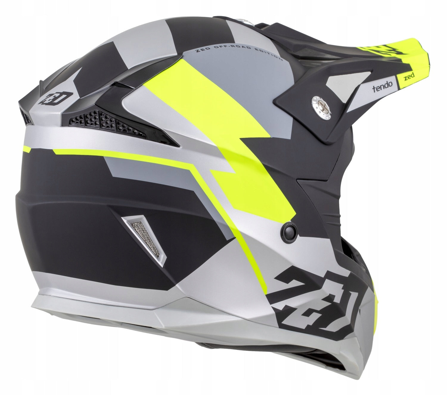 Motorcycle helmet cross quad enduro ZED X1 Certificate + GOGGLES L 51-52cm Manufacturer's catalog number M141-162-YL dziecka
