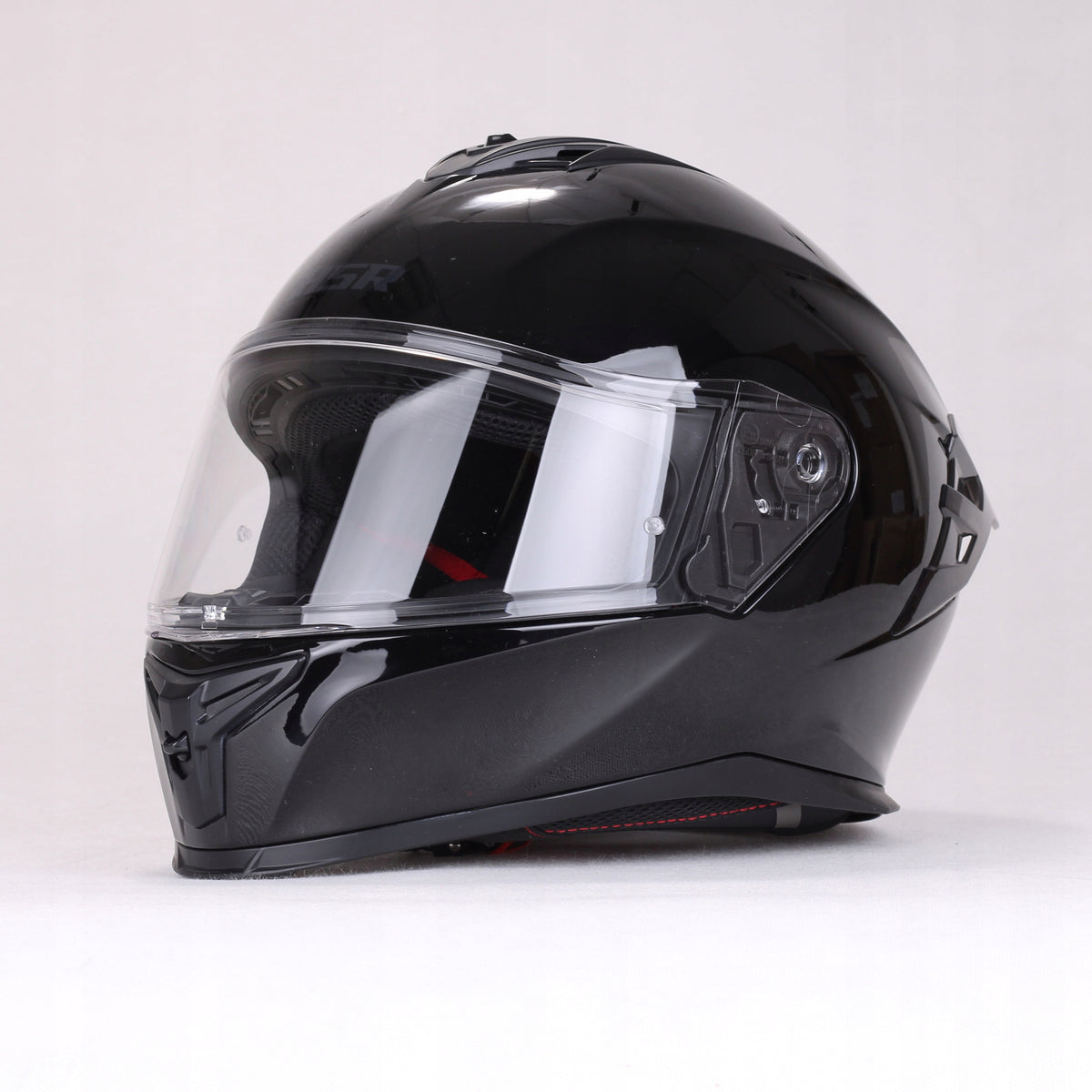 Motorcycle helmet integral HSR HS986 black gloss ECE 22.06 full face Manufacturer's catalog number HSR-HS986-12/M