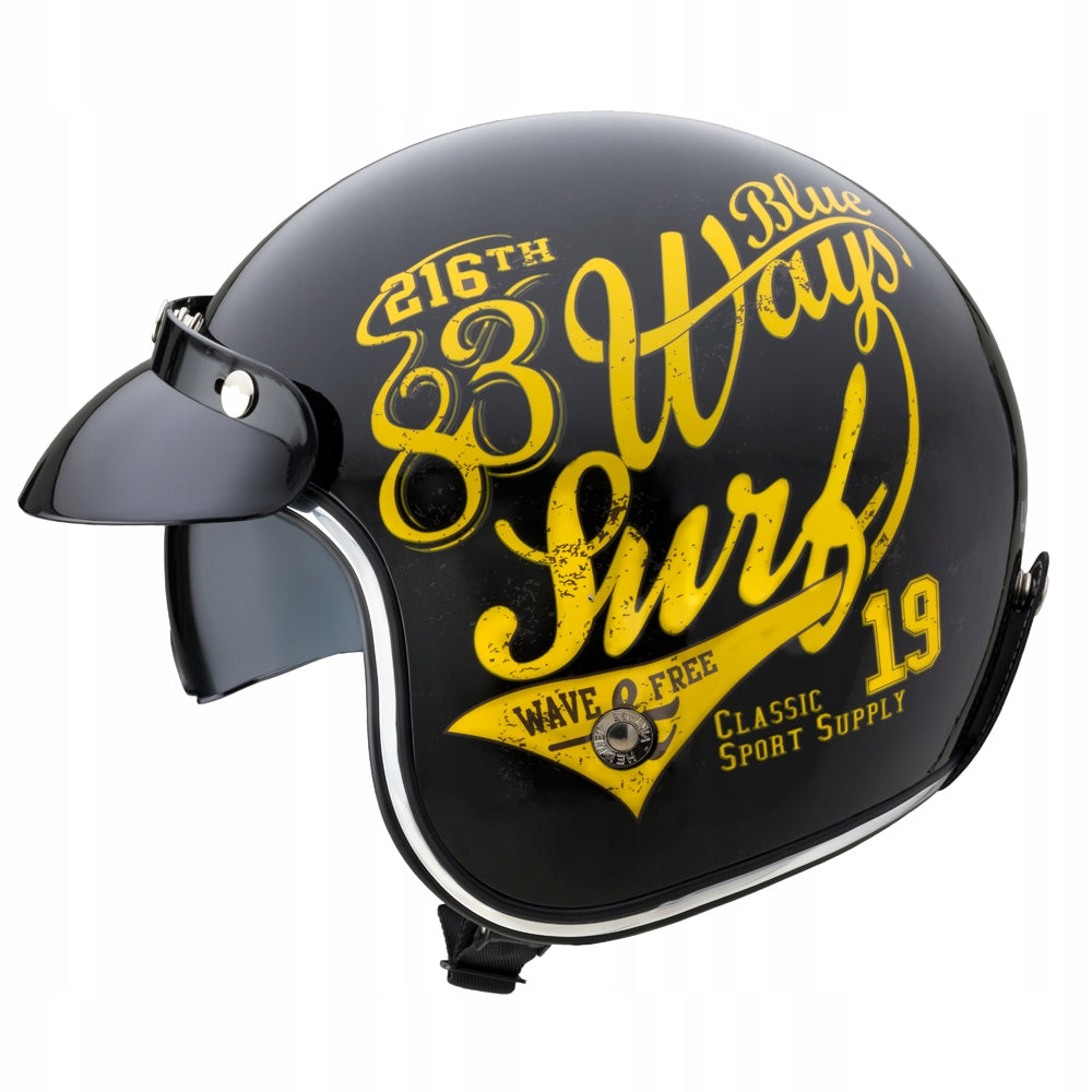 Motorcycle helmet open W-TEC Café Racer M Size M