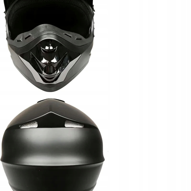 Motorcycle helmet + phone holder + gloves + goggles + zipper set L(57-58cm) Manufacturer's catalog number 761450932364