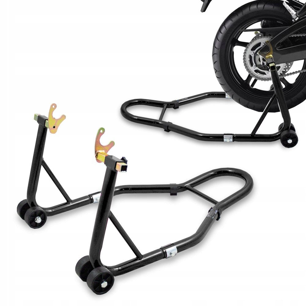 Motorcycle holder stand for rear wheel rear black up to 250kg