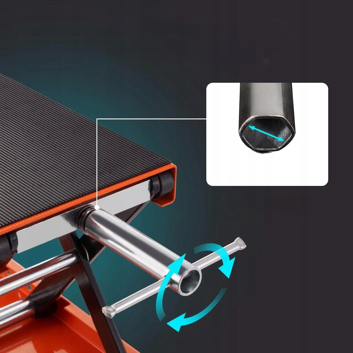 Motorcycle hydraulic lift max 500 kg strong structure 95-350 mm Manufacturer code 5907021477406