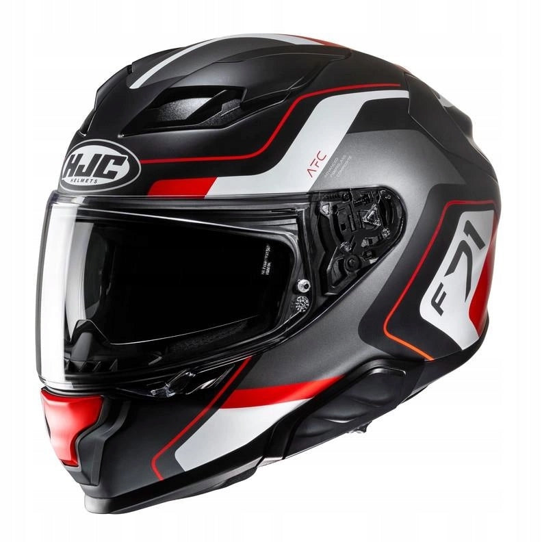 Motorcycle integral helmet HJC F71 ARCAN RED r. L DD clasp FREEBIES