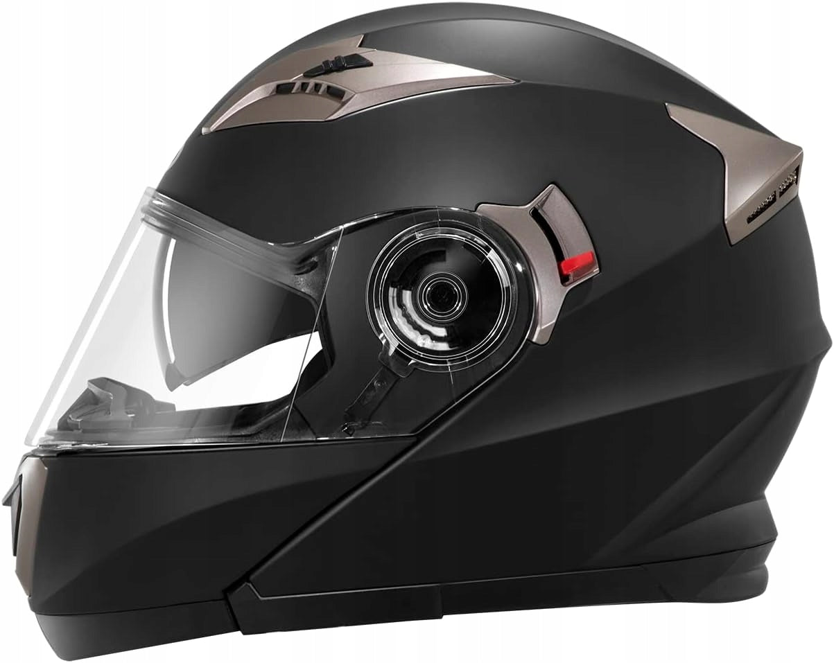 Motorcycle integral helmet YEMA 925 matt black, S Manufacturer no brand