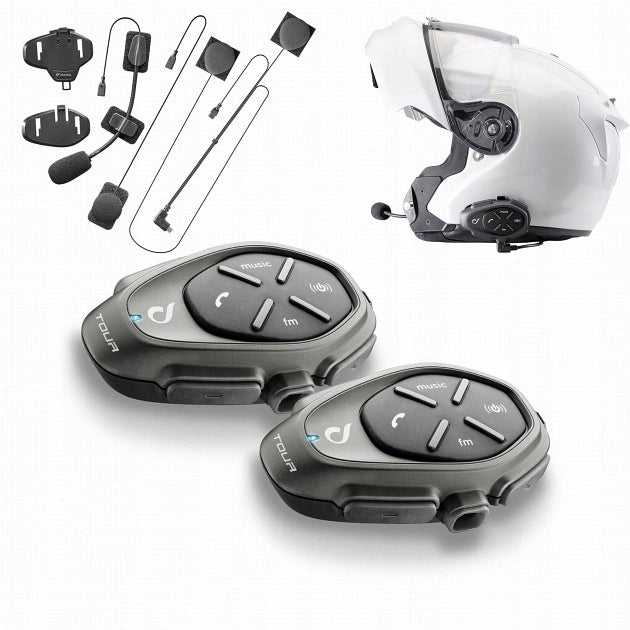 Motorcycle intercom 2-pack INTERPHONE Tour (F5) Polish menu