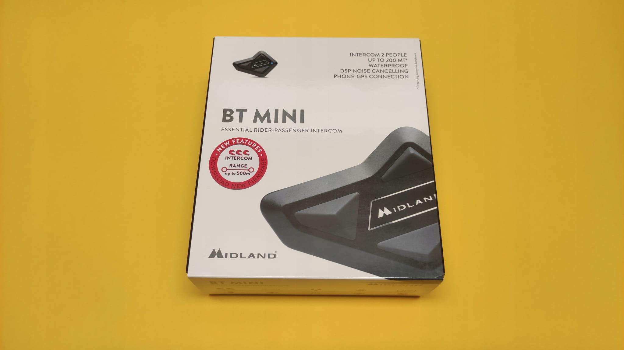 Motorcycle intercom Midland BT Mini for 1 helmet ***Polish manual*** Manufacturer Midland