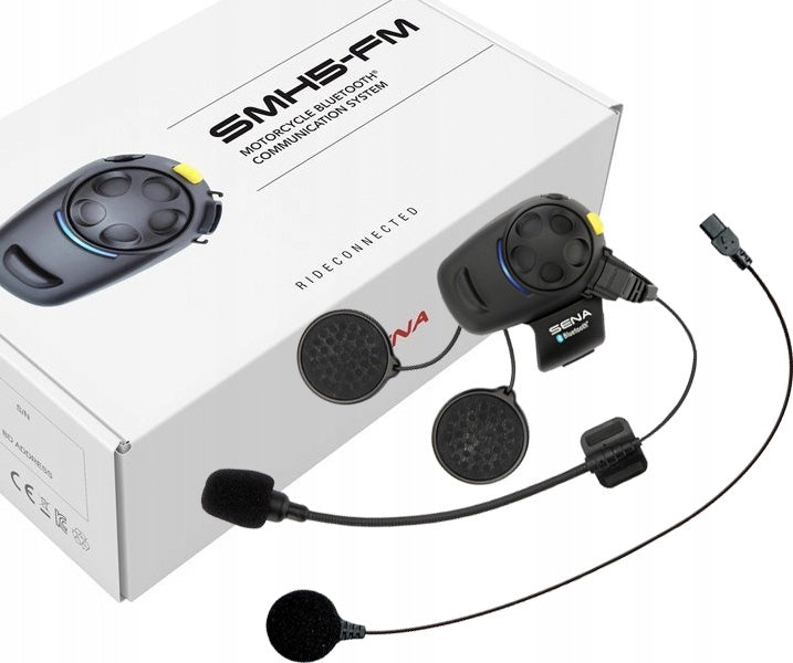 Motorcycle intercom sena SMH5-FM-10 bluetooth up to 700M with fm radio