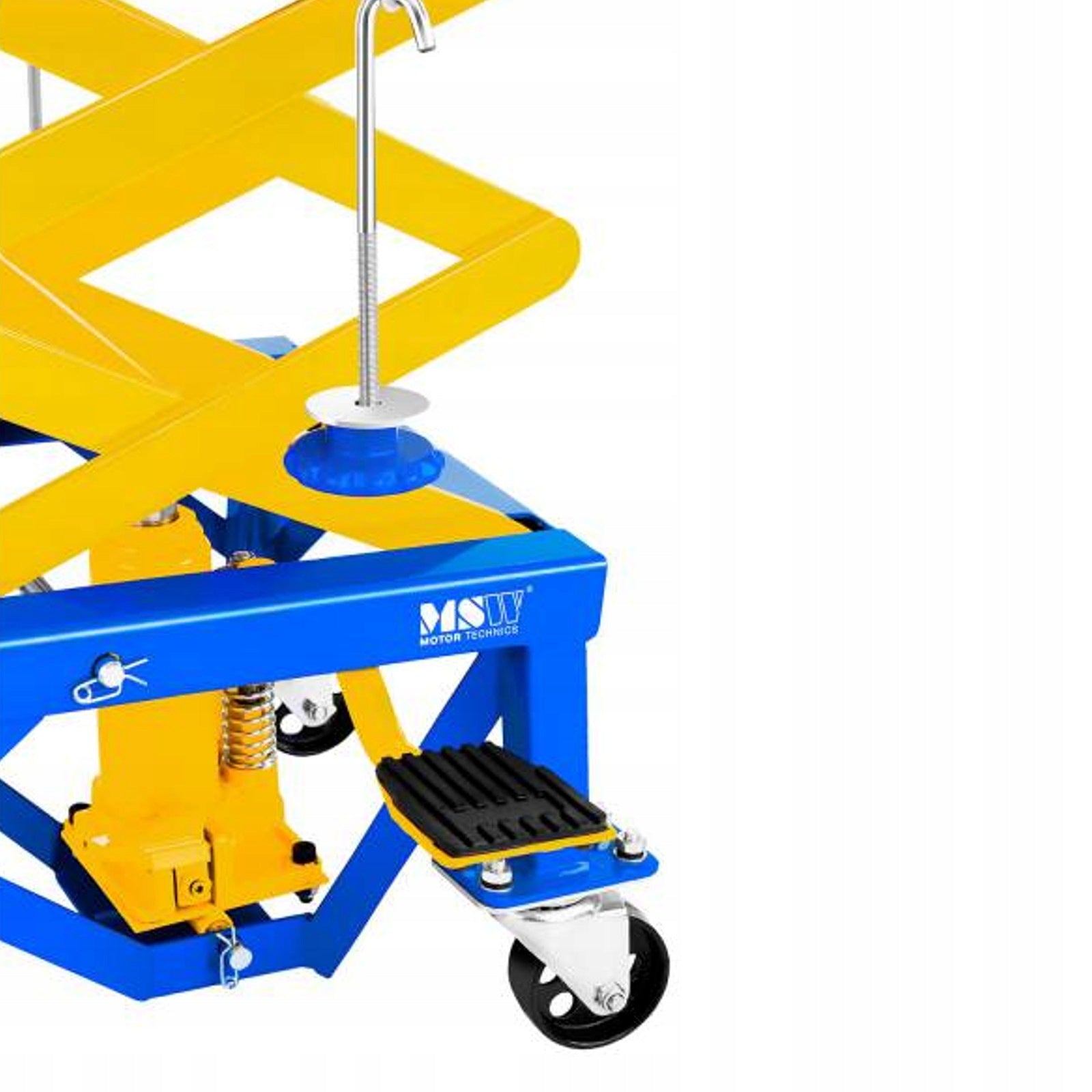 Motorcycle lift MSW 135kg 350-870mm platform 410x350mm workshop Product weight with unit packaging 27.55 kg