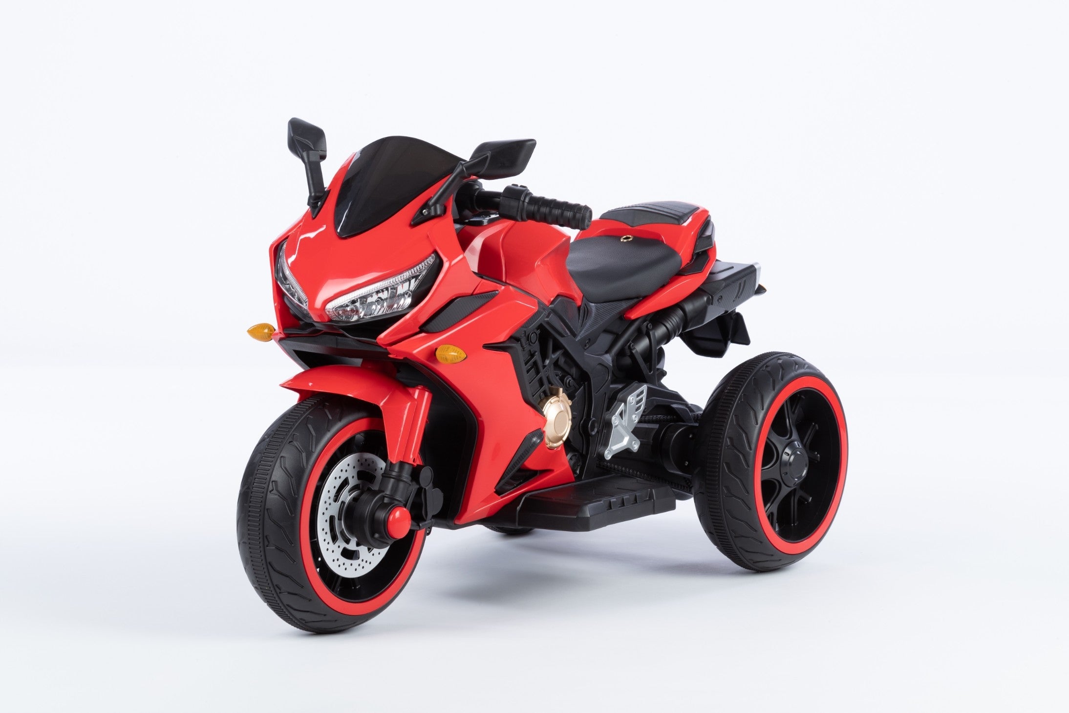 Motorcycle motorbike for battery 2x25W LED lights mp3 sounds LEATHER Packaging status original