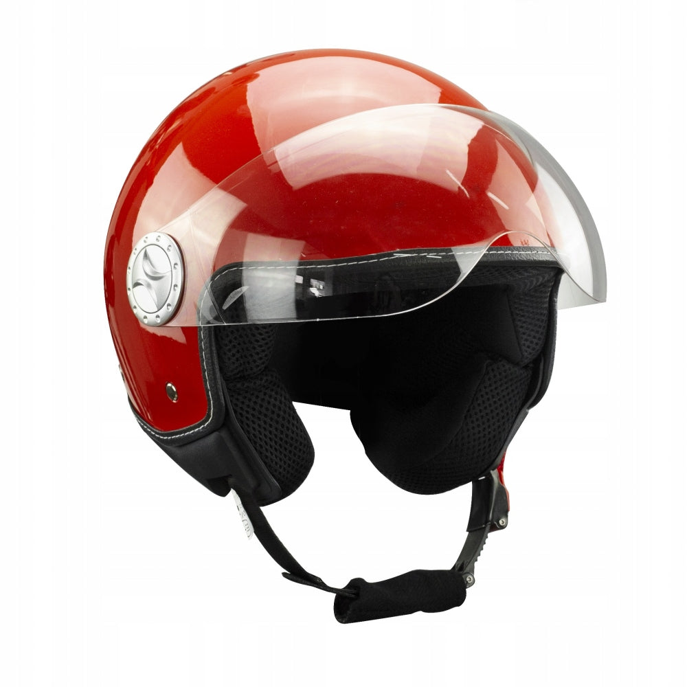 Motorcycle scooter helmet open - S red EAN (GTIN) 5904804602604