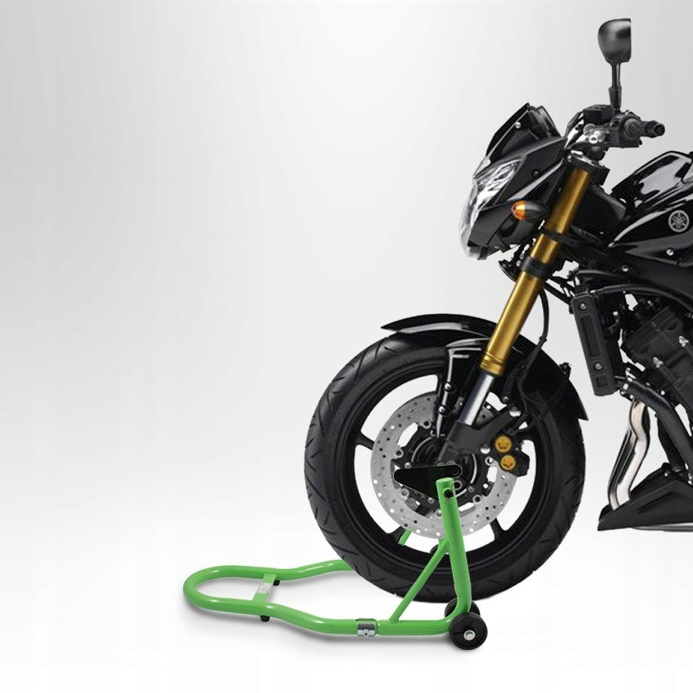 Motorcycle stand front lift green for 250 Lifting capacity 250 kg