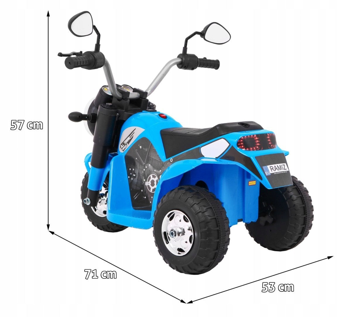 Motorek MiniBike for children's battery LED Brand Ramiz