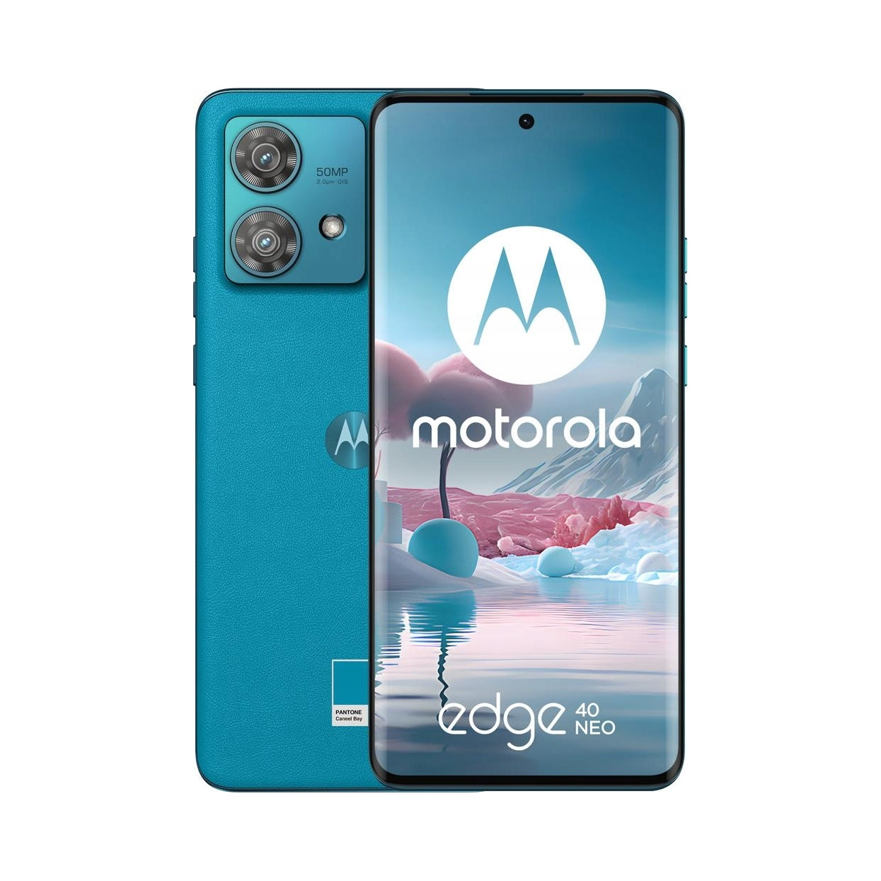 Motorola Edge 40 Neo 12/256GB 5G IP68 144Hz Charger Case Blue