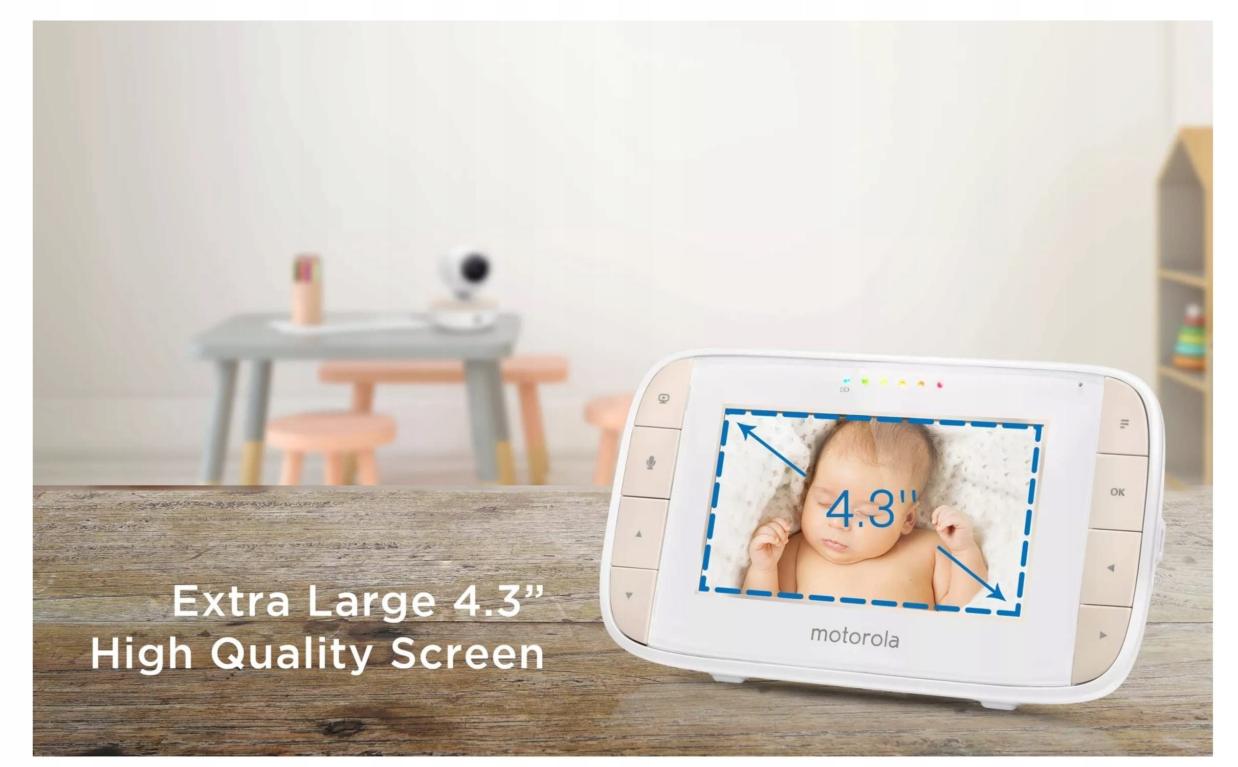 Motorola MBP44 Digital Nanny Audio and Video 4,3'' Brand Motorola