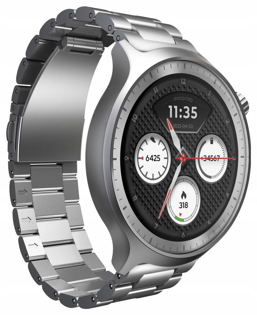 Motorola Moto Watch Special Edition Stainless Steel (Silver) Packaging status original
