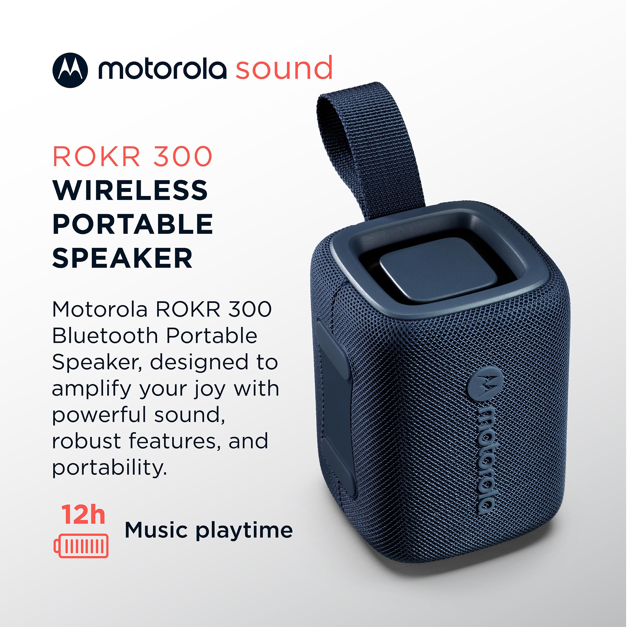 Motorola Rokr 300 Bluetooth speaker 5.3 7W IP67 blue Model other