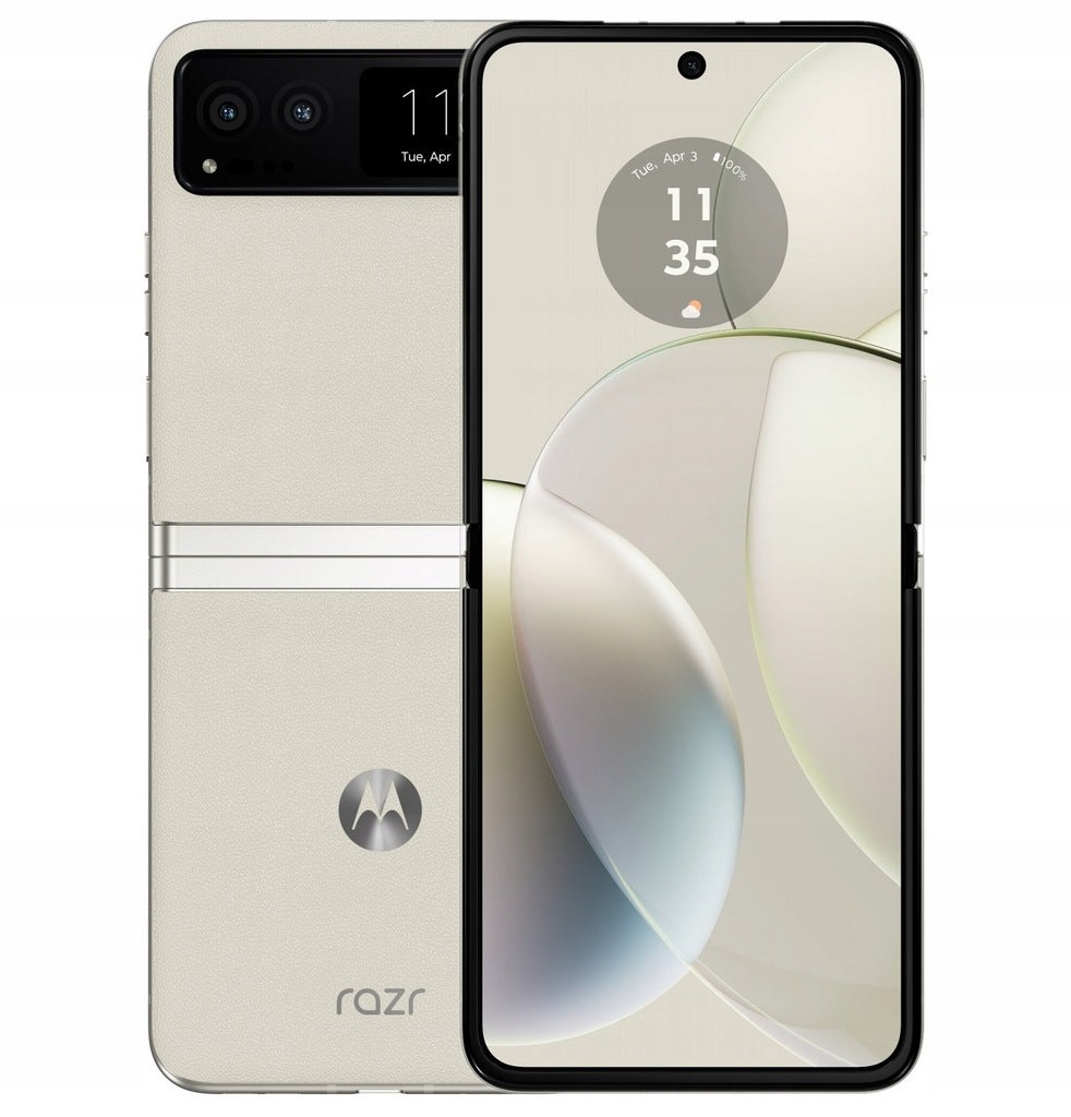Motorola razr 40 5G | Vanilla Cream | 8/256 GB | NFC | 144 Hz | 4200 mAh Packaging status original