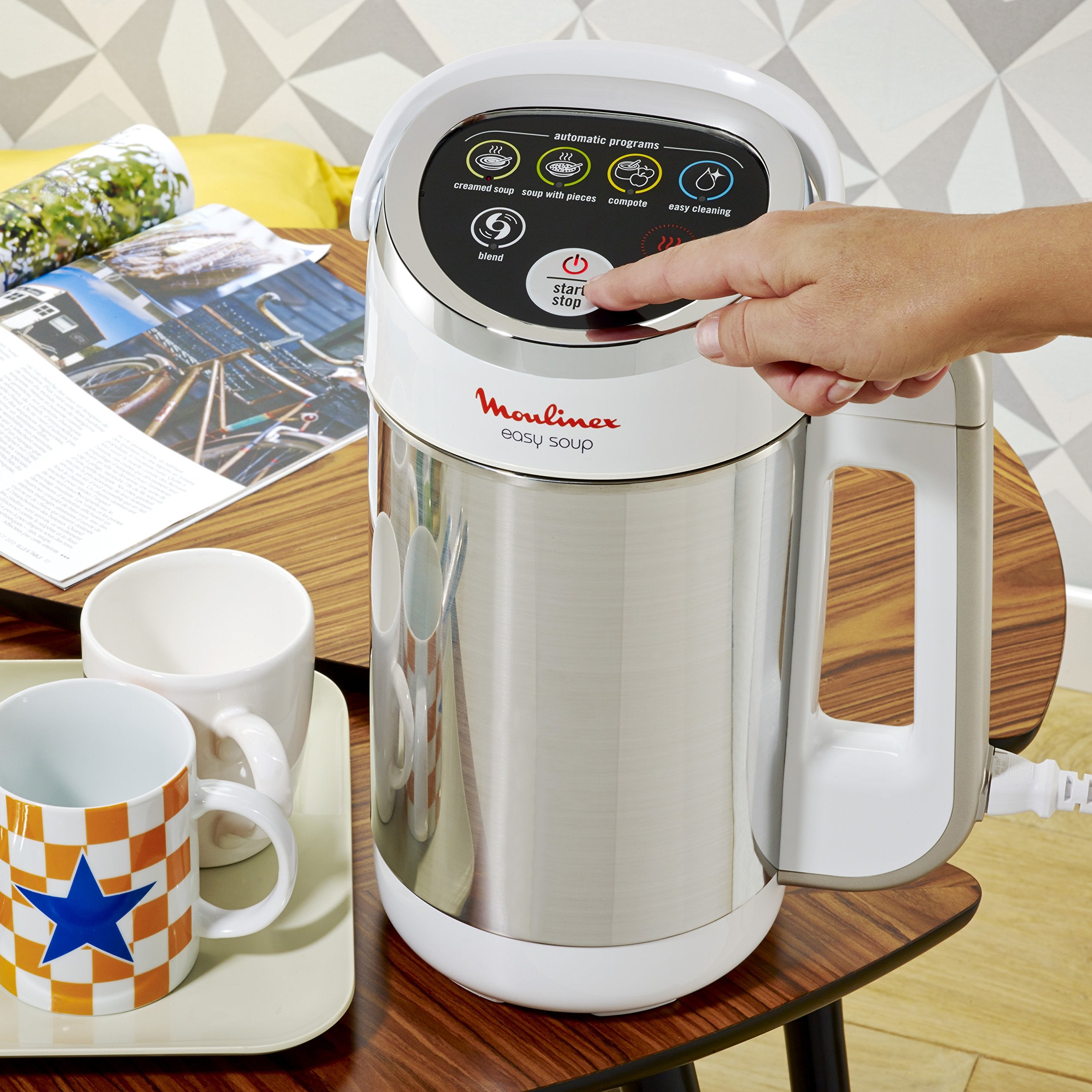 Moulinex Easy Soup LM841110 Heating Blender 1,2 l 1000W silver Model LM841B10