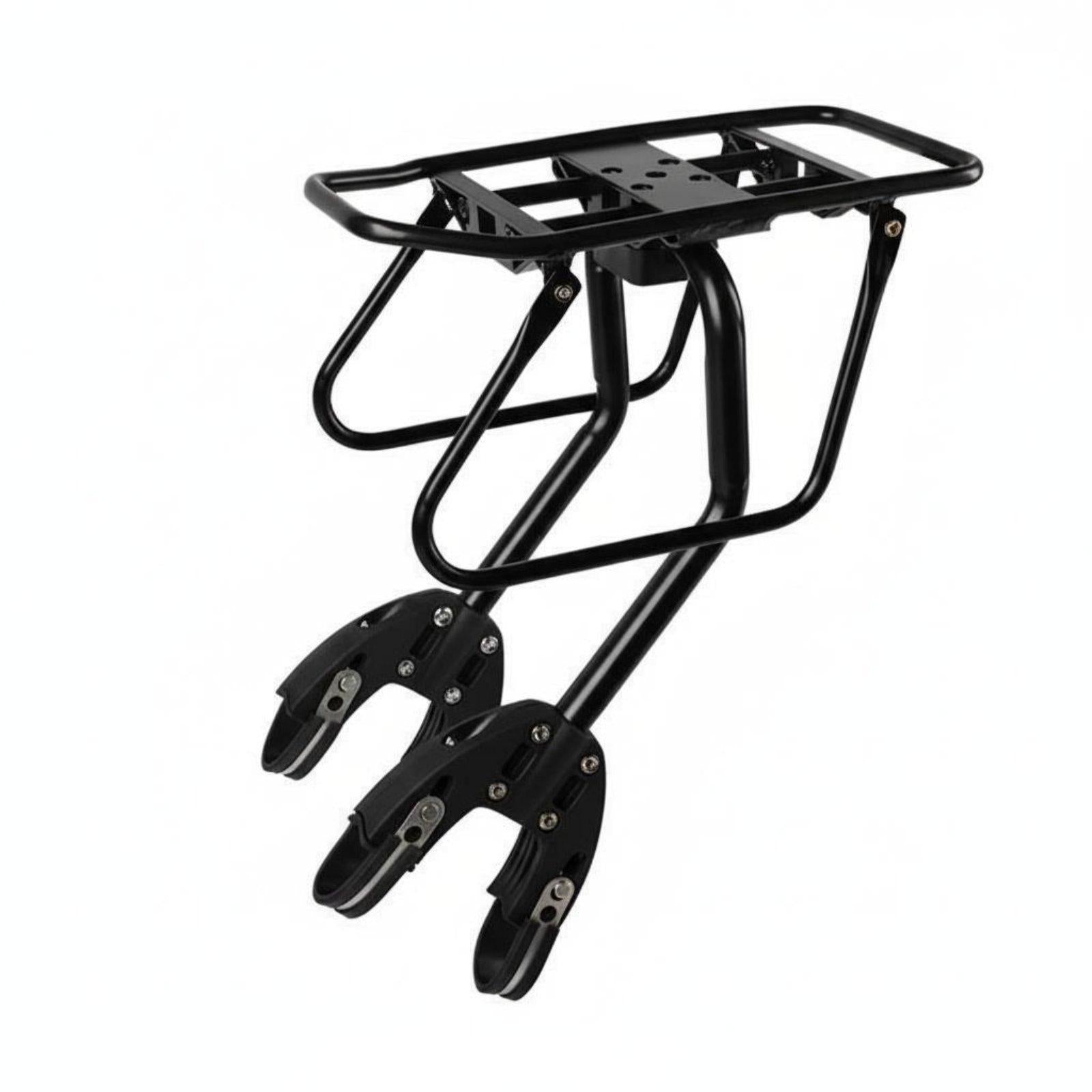 Mountain Bike Cargo Rack Quick Release Adjustable Rear with Guardrail Packaging status original