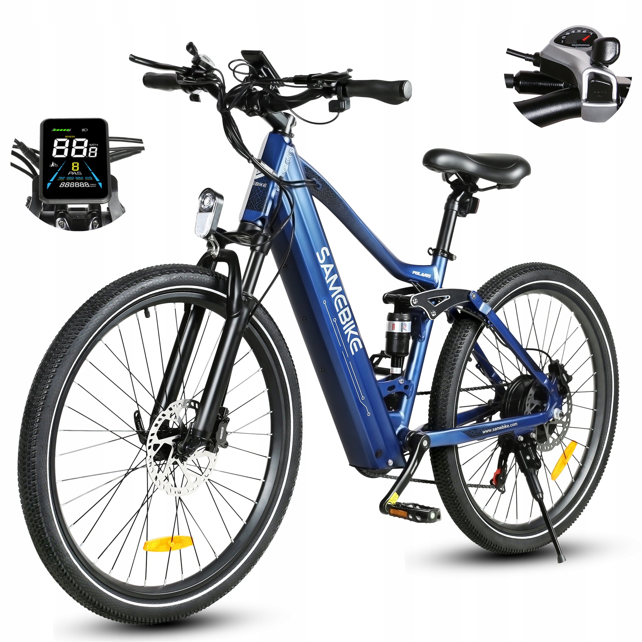 Mountain Electric Vehicle Samebike XD26-II 750W 14AH 40KM/H 110KM 26"*2,4"