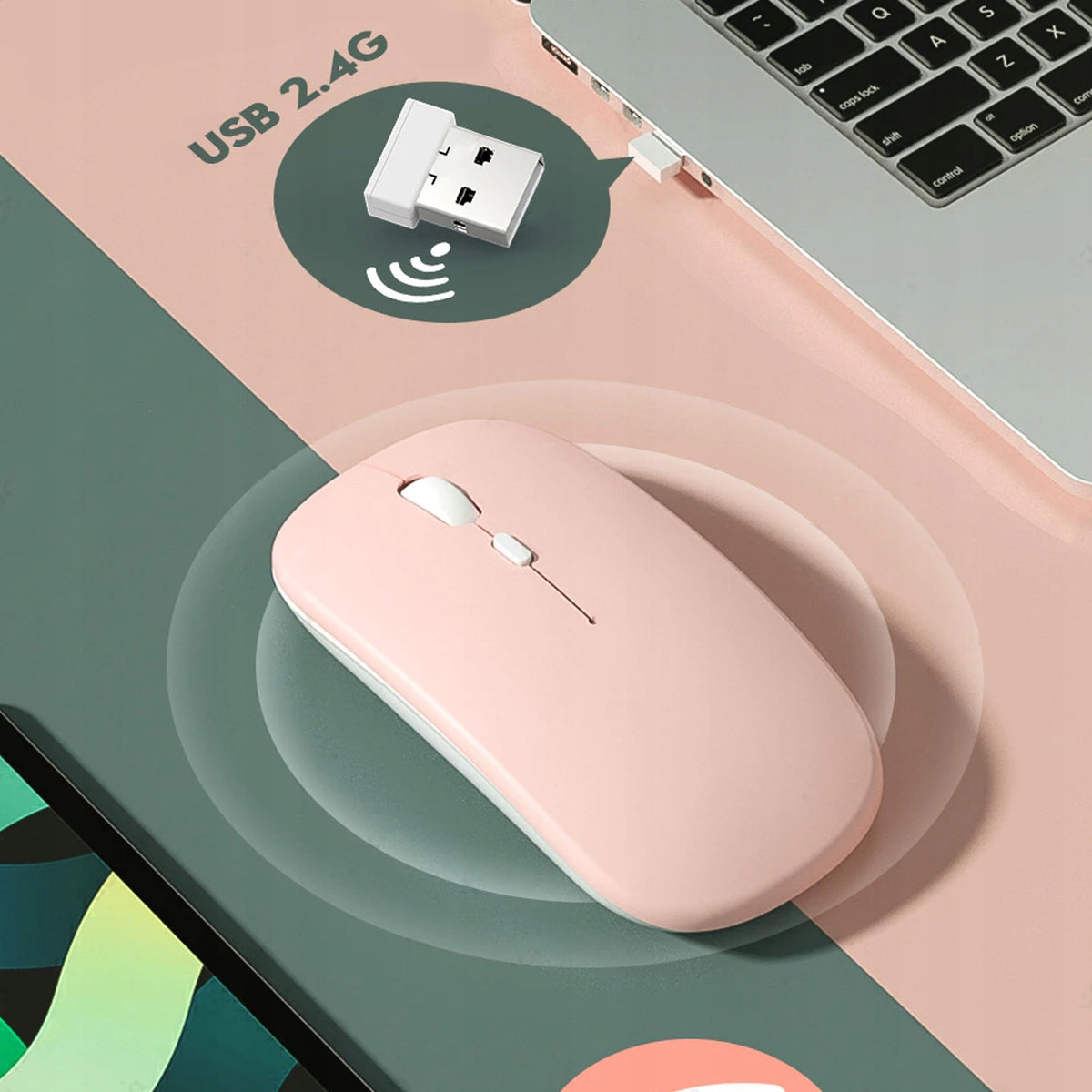 Mouse Wireless Computer Mouse Bluetooth 2.4G Optical Sensor Packaging status original