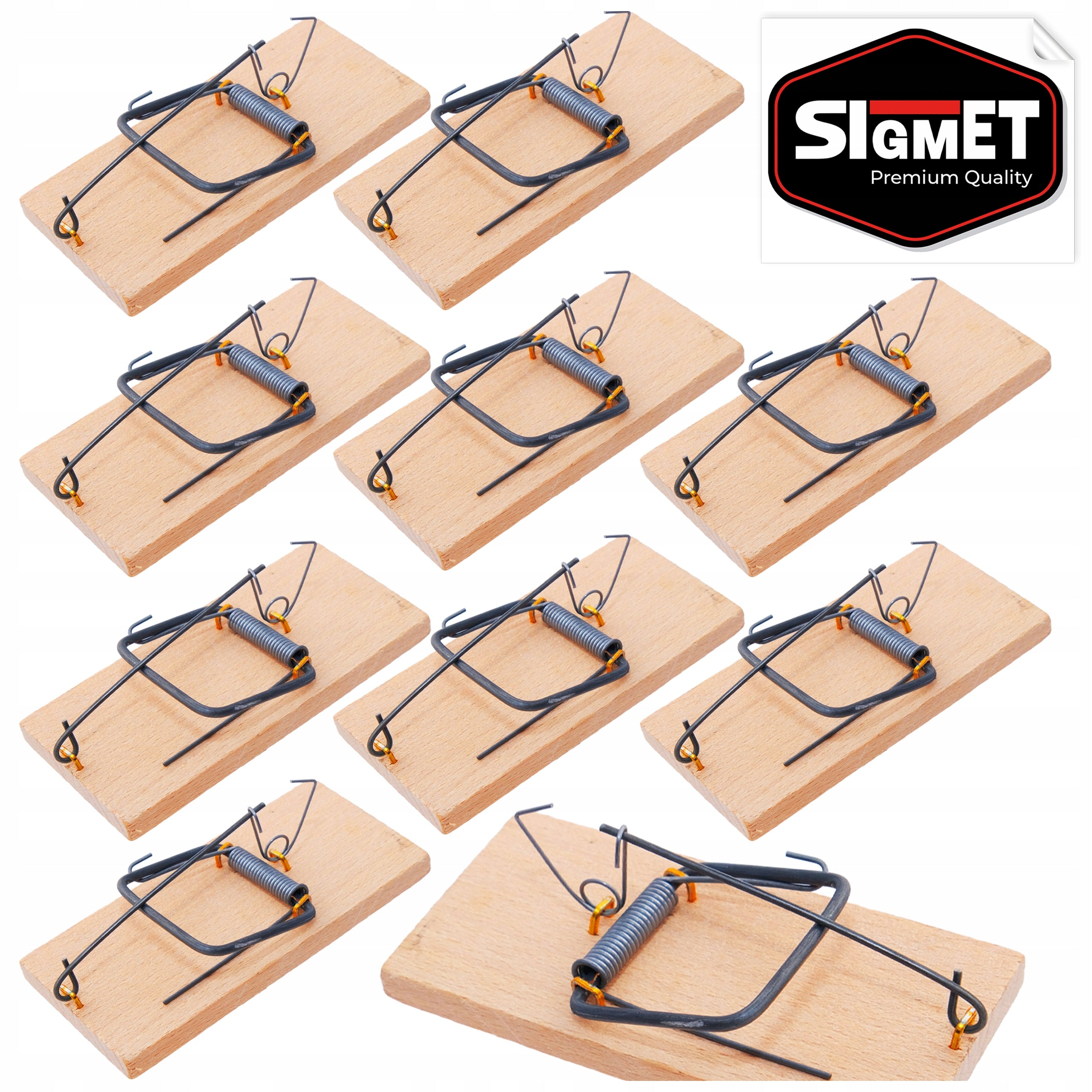 Mousetrap wooden paw mousetrap rats mole 10 pcs. Packaging status original