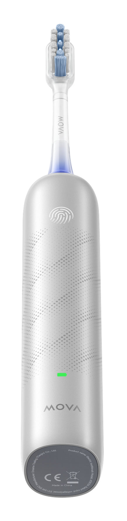 Mova Fresh Pro ATB15A-SV electric sonic toothbrush with Brand Mova