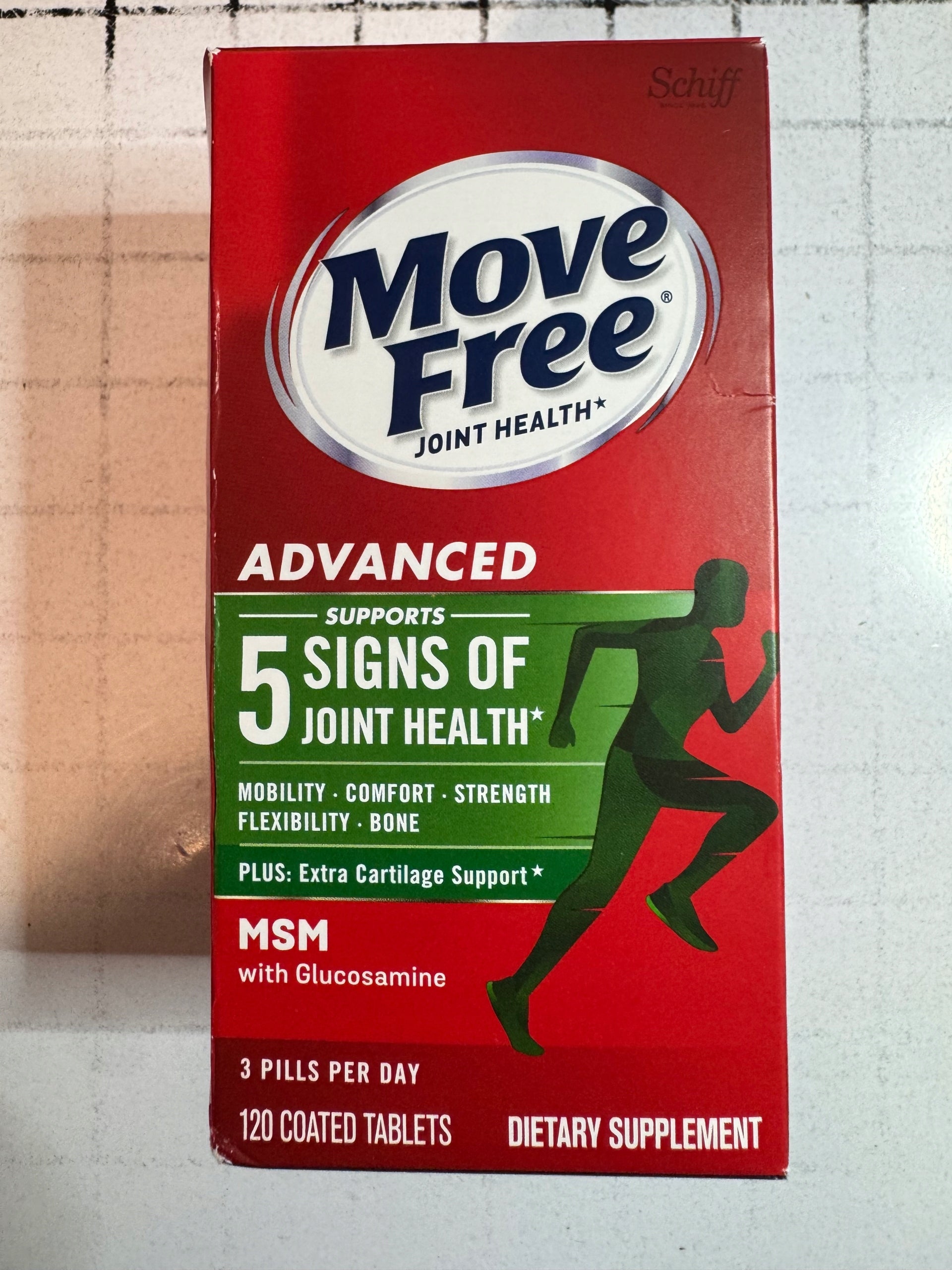 Move Free Advanced Joint Supplemen Advanced Plus MSM zdrowe stawy