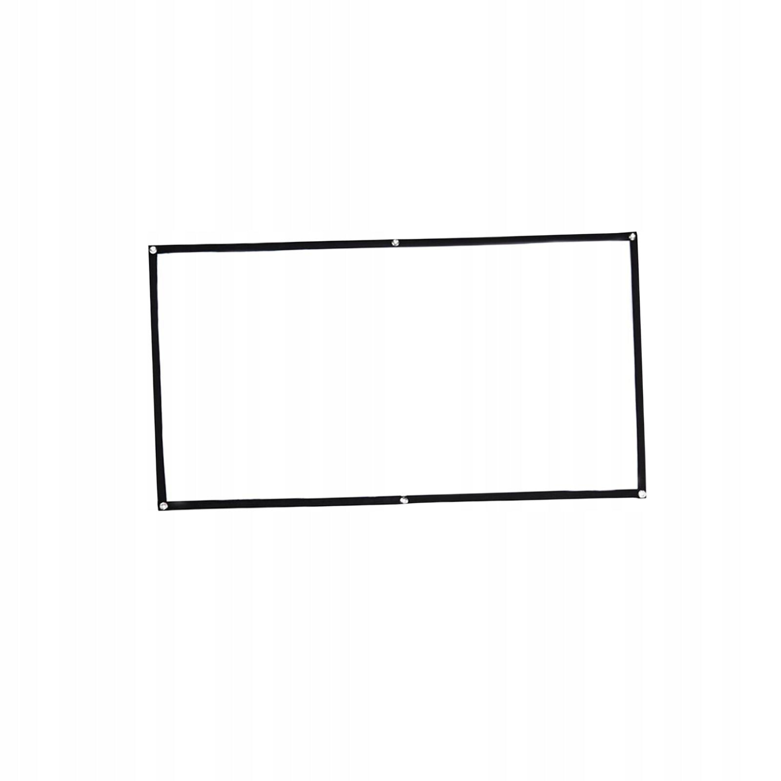 Movie Projector Screen Foldable Polyester Easy Installation 1.34x0.75m