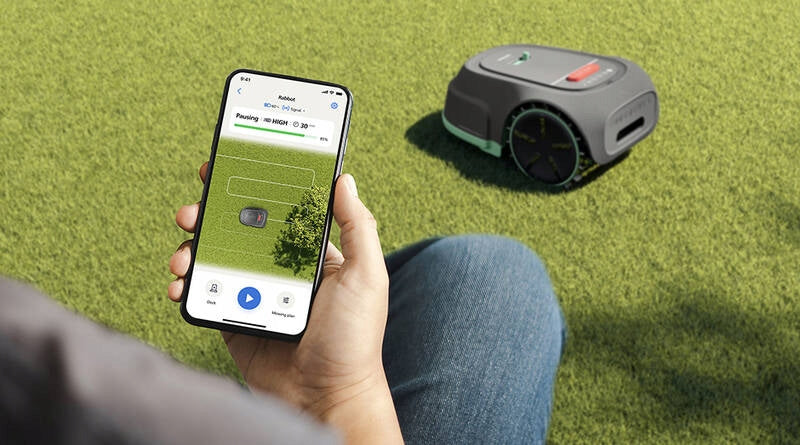 Mower Philips RSL3000/10 Robot mower with GPS GardenCare 1000 m2 for grass Model RSL3000/10