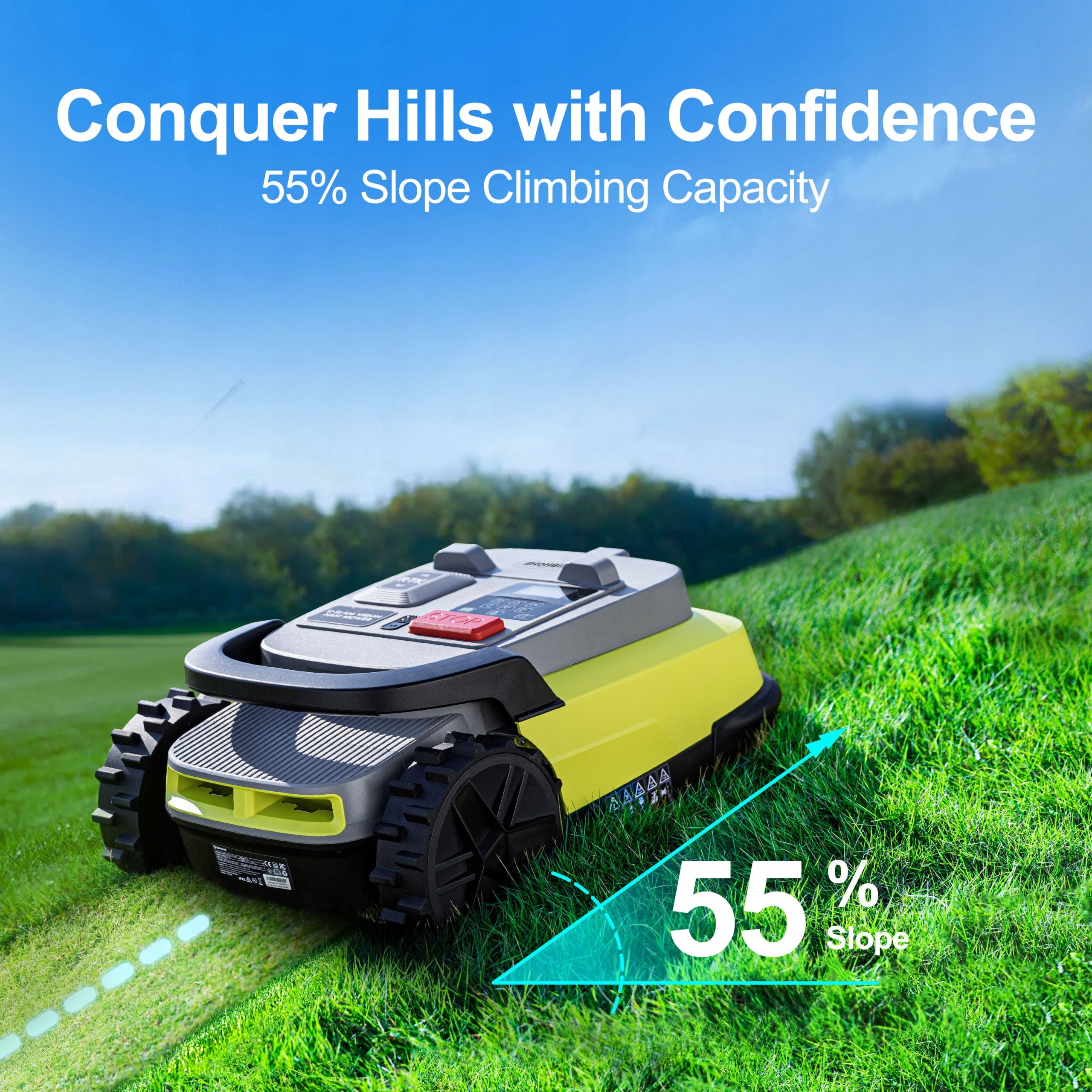Mowing robot UBHOME M10-1000m² cutting width 19 cm Brand no brand