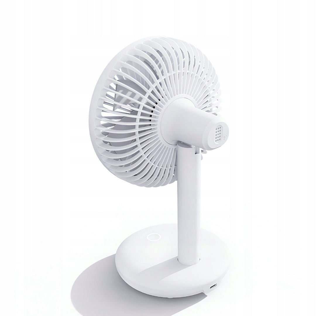 Mozos FS02 cordless fan with battery Included equipment USB cable