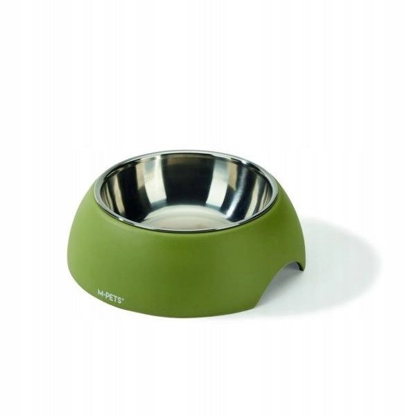 Mpets Dog and Cat Bowl Eco Bamboo 350ml olive