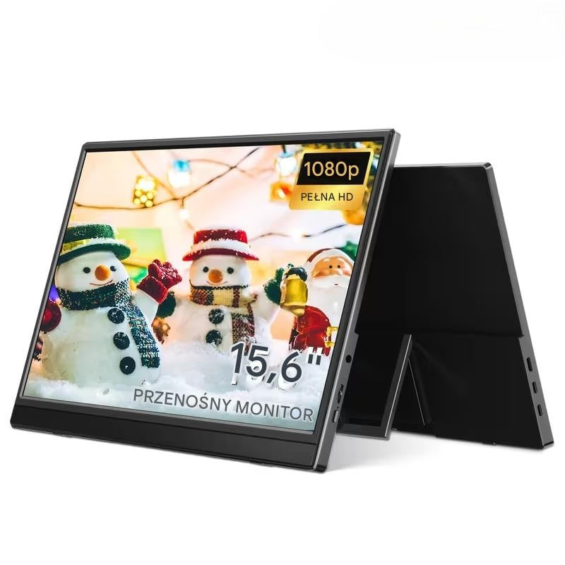 Mucai 15,6" 1920x1080 IPS USB-C Hdmi Portable LCD Monitor