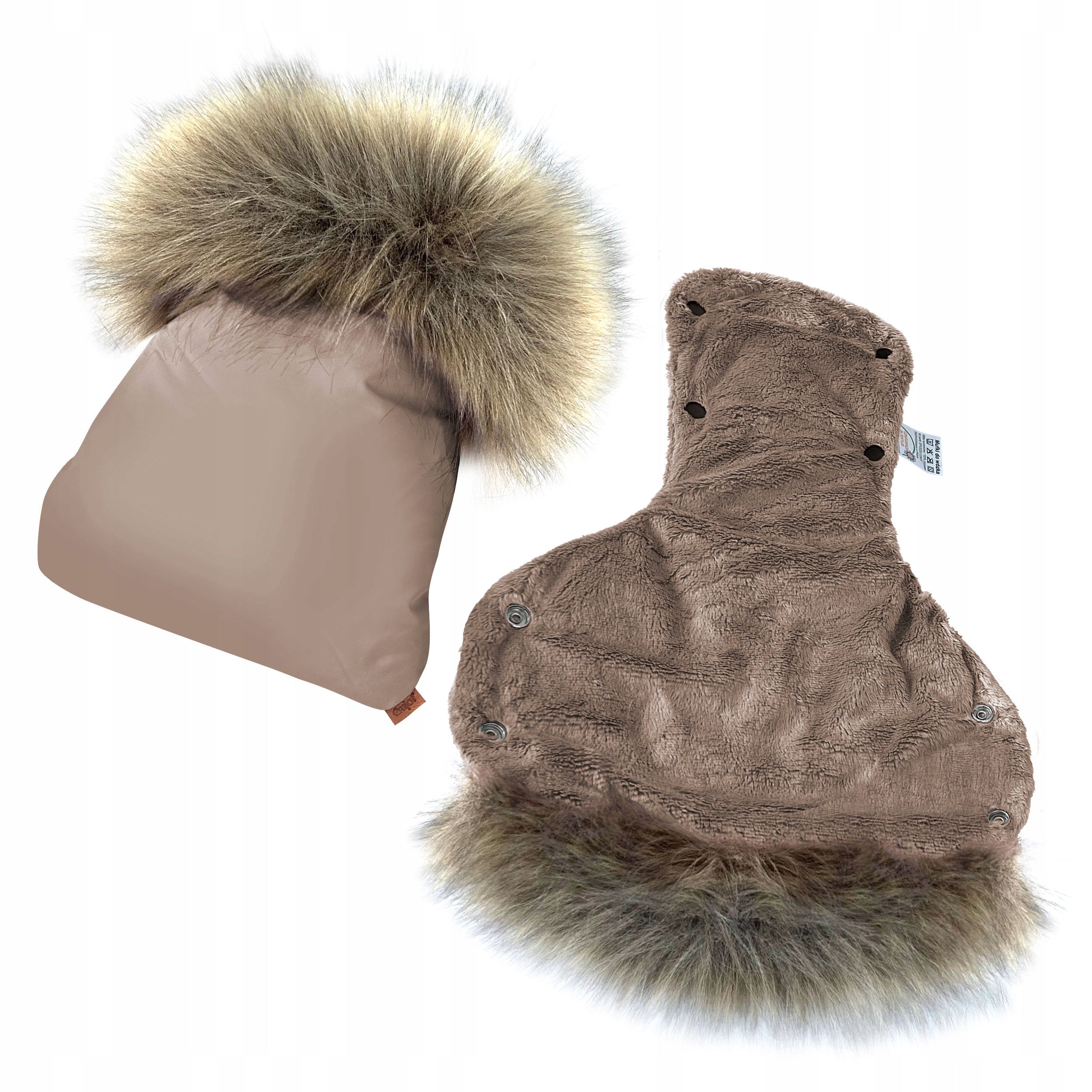 Muffins EMJOT for trolley beige with fur machine wash Manufacturer code EMJOT MUF - beż