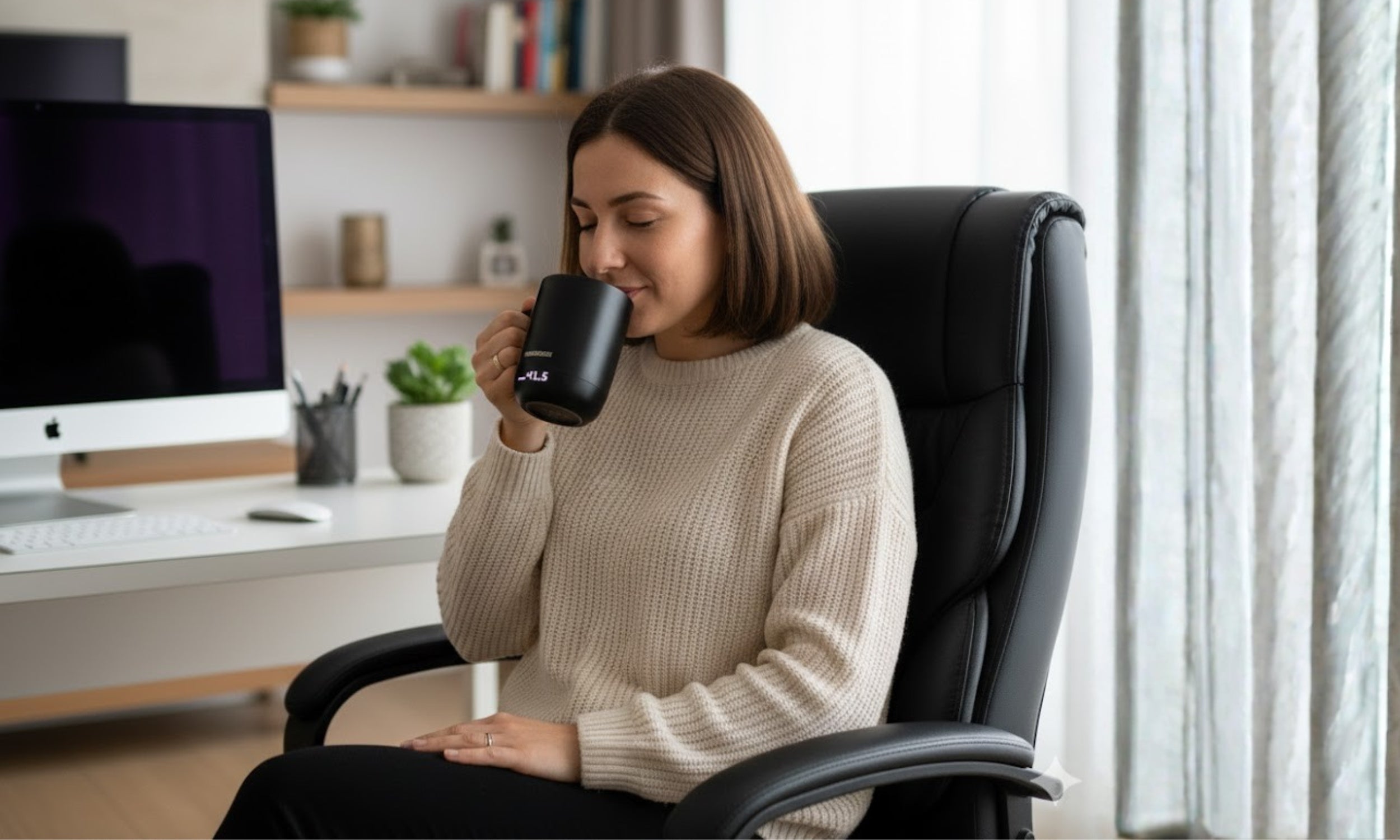 Mug Heated SMART Coffee Warmer Tea Office USB for GIFT Packaging status original