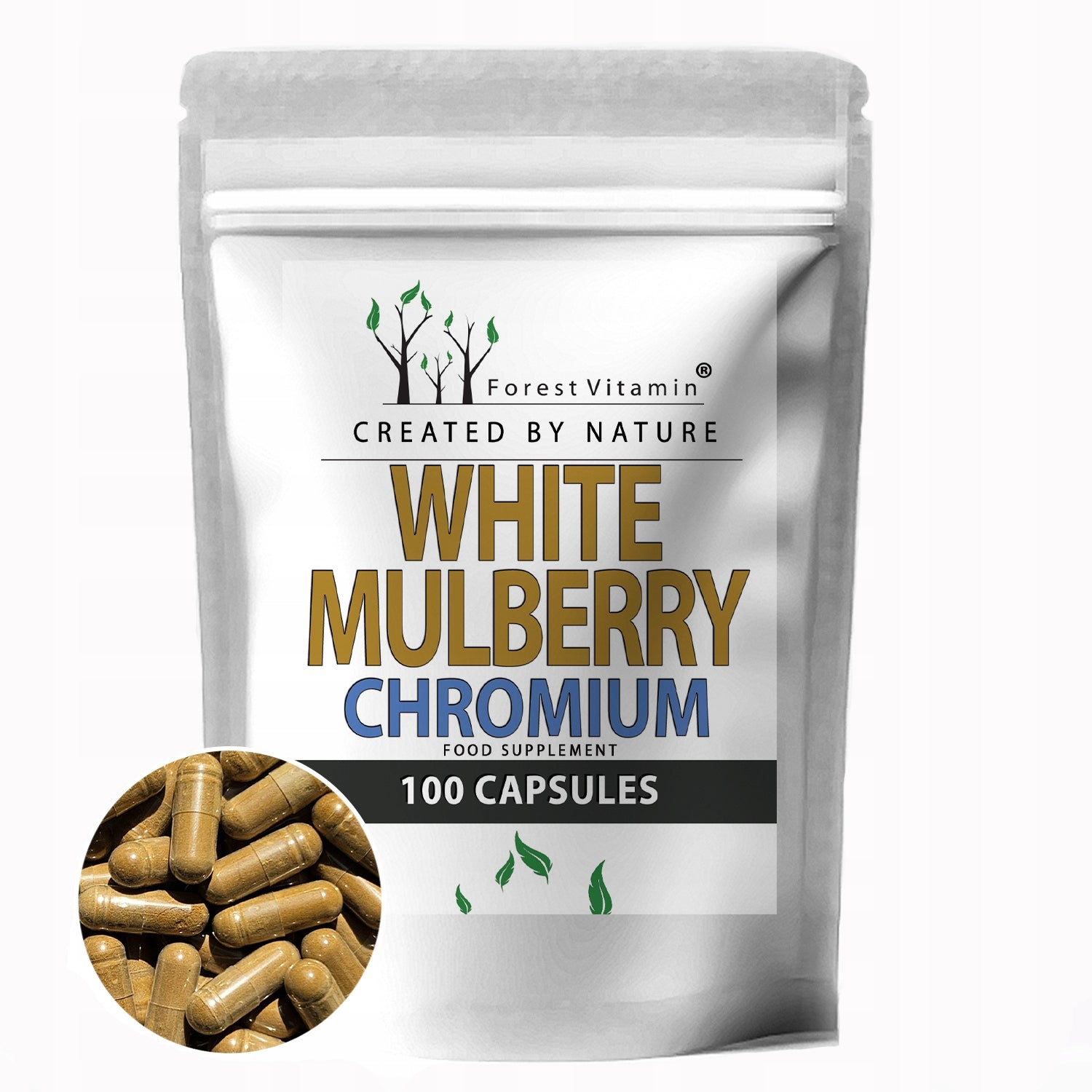 Mulberry White + Chromium 100caps SLIMMING METABOLISM MULBERRY EXTRACT