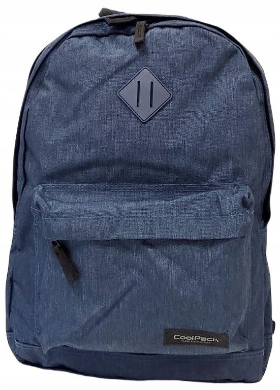 Multi-Chamber Youth BACKPACK for School Navy Blue PROPERLY MADE