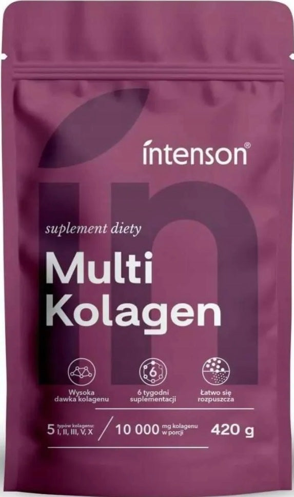 Multi Collagen Pure 420 g + Creatine Monohydrate Pure 255 g - Intenson Brand no brand