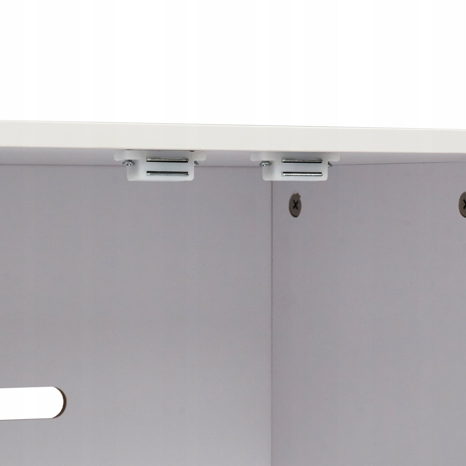 Multi-Door Cat Cuvette Cabinet 1,47x0,46x0,45M White Product width 46 cm