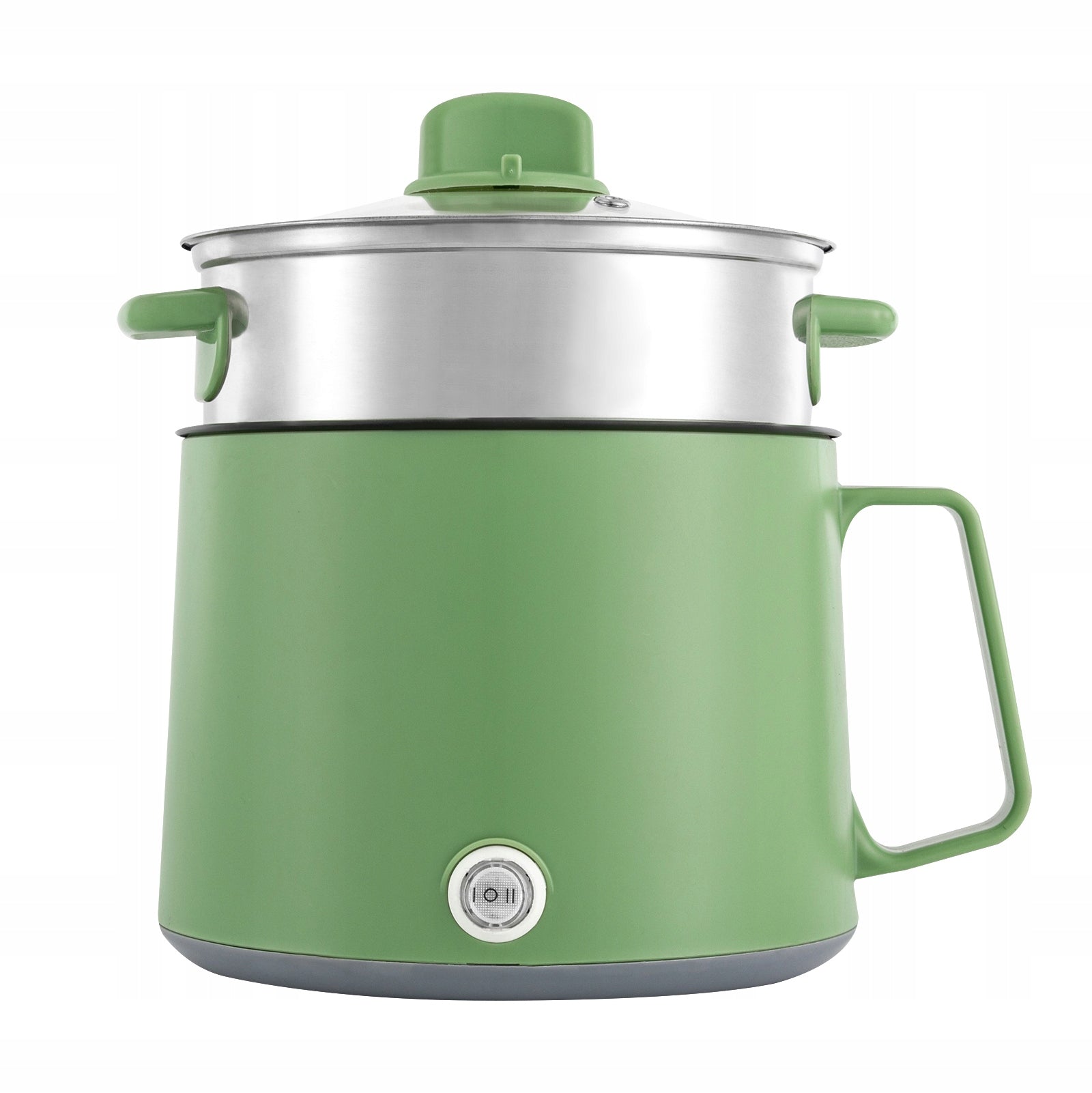 Multi-Function Electric Hot Pot 1.7L Non-Stick Pot + Steel Basket Packaging status original