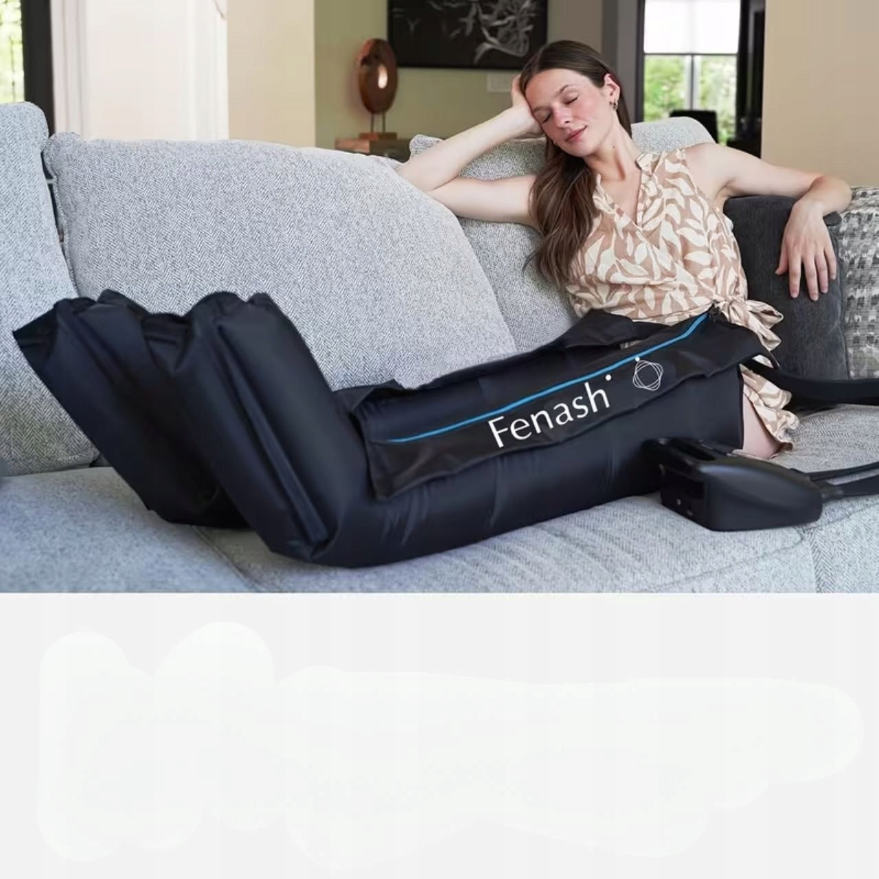 Multi-Zone Massager for Legs Pressure Compression Lymphatic Drainage Compression Medical device no