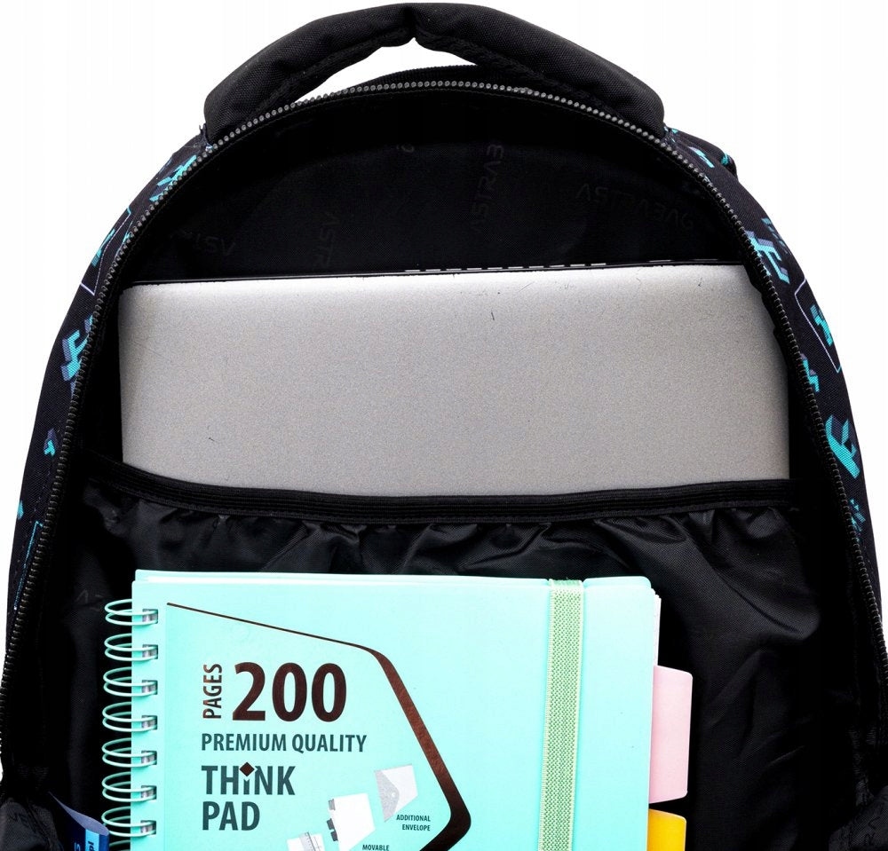 Multi-chamber school backpack AstraBag black, blue 20 l Brand AstraBag