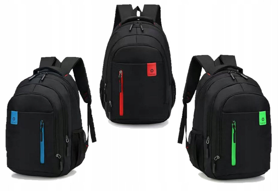Multi-chamber school backpack Bivacc black 26 l