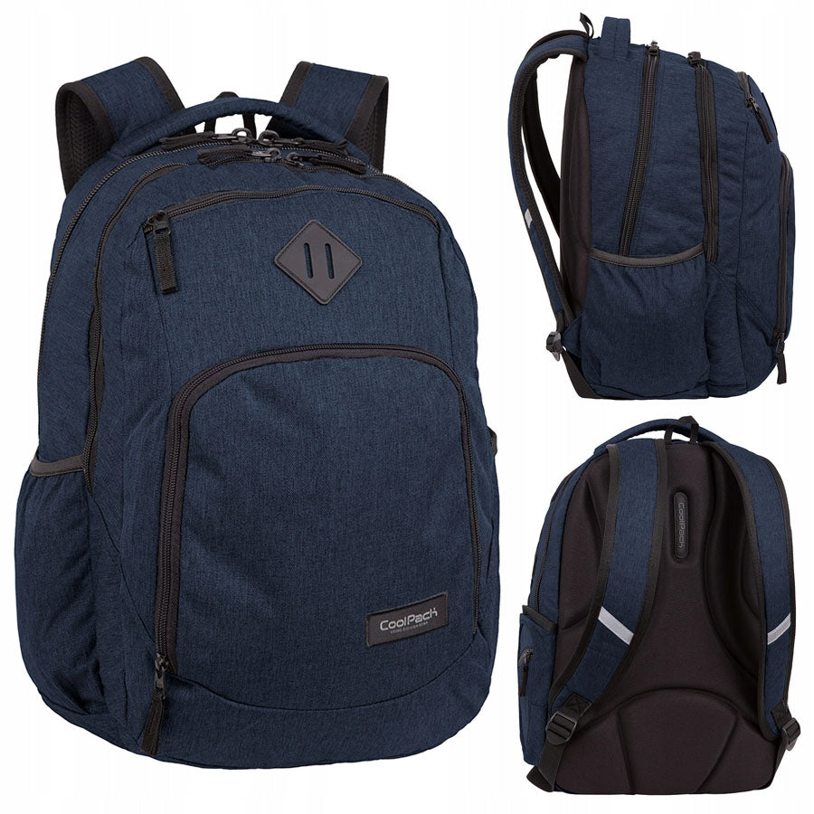 Multi-chamber school backpack CoolPack BREAK Navy Blue